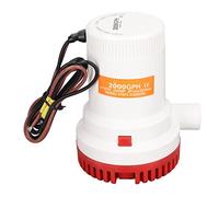 Luqeeg Bombas de Achique Automáticas, 2000GPH 12V Eléctrica de Fontanería Marina para Barcos, bajo Ruido Bomba de Achique Sumergible para Barcos Bomba Eléctrica de Agua de Sentina Marina, Pequeña