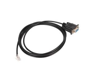 Luqeeg Cable Adaptador DB9 RS232 a RJ11, Cable de Consola Serie DB9 Hembra a RJ12 6P6C, Conector Blindado de 1,8 M, Ideal para Unidad Paso a Paso DM432C DM442