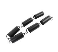 Luqeeg Cadena de Lluvia de Cilindro de Aleación de Aluminio de 39.4 Pulgadas, Cadena Decorativa de Receptores de Lluvia para Canaletas de