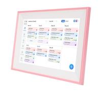Luqeeg Calendario Digital, Planificador Familiar con Pantalla Táctil Inteligente, Marco de Fotos Digital, Gráfico Interactivo de Tareas Domésticas para Horarios Familiares