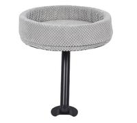 Luqeeg Cama de Escritorio para Gatos para Gatos Interiores, Hamaca de de Escritorio Montada en la Abrazadera de con un Fuerte Cojinete de Carga, Cómodos de Perca, Muebles de Gatitos, para el Hogar,