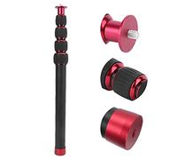 Luqeeg Camera Monopod Stand, 5 Tuberías de Extensión 13.2-42.5in Monopie Ajustable LR-255 Aleación de Aluminio Carga Potente con de Bloqueo de la Perilla 1/4