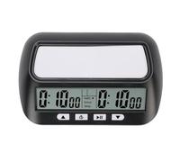 Luqeeg Chess Clock Digital Timer, Multifunction Portable Professional Battery Powered Chess Clock with Adjustable Volume & Alarm for Board Games Players Count Up Down Timer