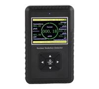 Luqeeg Detector de Contador Geiger Nuclear, Portátil con Pantalla LCD Grande Detector de Rayos X Beta Y Gamma de Mano, Alarma Sonora Continua y Alertas de Vibración.