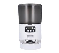 Luqeeg Dispensador de Alimentos de Gato de 4 litros Smart Cronometrado, Alimentación Automática Conectada a la Aplicación Control Inteligente, Diseño Fácil de Diseño y Frescura (Enchufe de la UE)