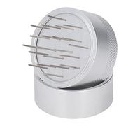 Luqeeg Distribuidor de Agujas de café, Agitador de café Manual, Herramienta de de Acero Inoxidable con Base, Ideal para una Dispersión Uniforme y un Apisonamiento Consistente (51MM)