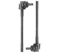 Luqeeg Eje de Transmisión Universal Delantero RC de 2 Piezas, Eje de Hueso de Perro, Junta CVD con Estructura de Acero Endurecido para Coche Axial Capra 1.9 UTB 1/10 RC