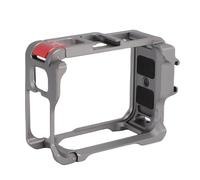 Luqeeg Jaula de Cámara para el Marco Protector de Ace Pro 2, Aleación de Aluminio con Puerta de Swing y Bloqueo de Llave 1 para Casco de Bicicleta, Soporte de Cofre, Grabación Vertical y Horizontal