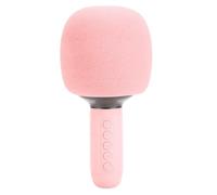 Luqeeg Micrófono de Karaoke Bluetooth Inalámbrico con Iluminación Ambiental RGB, Micrófono con Cancelación de Ruido con Conector AUX de 3,5 Mm y Supresión Vocal, Ideal para Practicar Canto, Dueto y