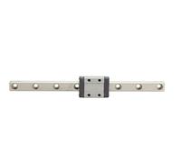 Luqeeg Mini Guía de Riel Lineal, Guía Deslizante de Acero con Rodamientos, de Tapones de Goma con Ender 3, Corexy, Impresora 3D Kossel y Compatibilidad con Máquinas CNC, 500 Mm (150mm)
