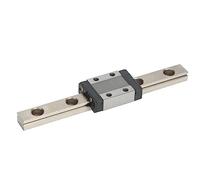 Luqeeg Mini Guía de Riel Lineal, Guía Deslizante de Acero con Rodamientos, de Tapones de Goma con Ender 3, Corexy, Impresora 3D Kossel y Compatibilidad con Máquinas CNC, 500 Mm (100 mm)