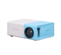 Luqeeg Mini Proyector HD 1080P, Proyector de Cine Digital, Imagen de Reflexión Difusa, Proyector de Vídeo Portátil para Jugar a Juegos/Deportes Livestreaming/Camping Al Aire Libre(Enchufe de la UE)
