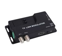 Luqeeg Modulador de RF, Convertidor Coaxial HD 1080p de 471,25 MHz a 885,25 MHz, Compatible con los Formatos NTSC y PAL para Televisores y Consolas de Videojuegos