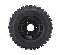 Luqeeg Neumáticos de Kart y Bordes de Kart de ATV, Neumáticos de 13x4.1-6 Delanteros o Traseros con Llantas, para Go, Buggy, ATV, Mini Bicicletas, para Bicicletas Cuádruples y Ruedas, Scooter,
