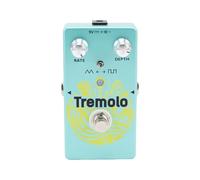 Luqeeg Pedal Trémolo Pedal de Efectos de Guitarra Circuito Totalmente Analógico con Versátil Cambio Modo Trémolo Verdaderamente Distintivo para Guitarra Eléctrica y Bajo True Bypass
