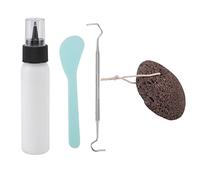 Luqeeg Pick Peel Stone Kit, Picking Rock Kit, Skin Picking Anxiety Fidget Kit con Látex DIY Interesante Alivio Relajante Pick Rock Toy para Adultos con TDAH OCD Ansiedad