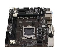 Luqeeg Placa Base de CPU, Placa Base de Computadora de Escritorio B85, 2 X DDR3 1600/1333/1066 MHz, Disco Duro M.2 Interfaz de CPU de 1150 Pines Tarjeta de Red de 100M