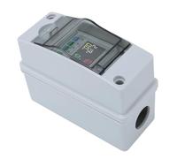 Luqeeg Protector de Recierre Automático Monofásico, Disyuntor Inteligente de 63 A, Disyuntor de Pantalla LCD con Monitoreo de Corriente de Voltaje de Energía en Tiempo Real y Control de Aplicación