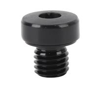Luqeeg Tapón Final para Taco de Billar, Aleación de Aluminio, Funda de Goma, Tapón Inferior para Taco de Billar a Prueba de Caídas, Mano de Obra Fina, Fácil Instalación, Diseñado para