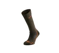 Lurbel Agres Six, Calcetines de lana merino, Calcetines altos, Calcetines térmicos, Calcetines Trekking, Calcetines Transpirables (FR/ES, Letras, XL, Regular, Regular, Sotobosco/naranja)
