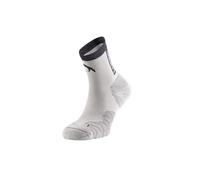 Lurbel Aitana Four, Calcetines de Trail Running para Hombres y Mujeres, Transpirables y Antiolor, Ajuste Cómodo, Ideal para carreras y Senderismo - Gran durabilidad. (S (36-38), Gris)