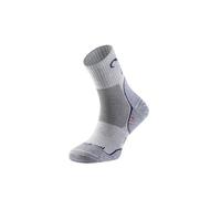 Lurbel Camino Four, Calcetín Sin costuras, Calcetín para caminar, Calcetines de senderismo, Transpirables, Calcetines Unisex. (S - Gris claro/Marino)