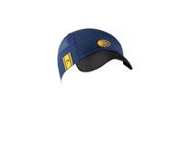 Lurbel Cap, Gorra para Deporte Outdoor, Gorra para Running, Trail Running, Fitness, Trekking, Unisex. (FR/ES, Letras, L, XL, Azul Navy/Amarillo)