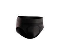 Lurbel Cristallo Slip, Calzoncillo Slip Deportivo, Calzoncillo Termorregulador y Antibacteriano, Trail Running, Fitness, sin Costuras. para Hombre (M - Gris Oscuro)