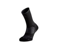 Lurbel Desafio Five Compression, Calcetín compresivo, calcetines de trail running, calcetines sin costuras, calcetín anti-ampollas, calcetín alto. Unisex (M (39-41), Negro)