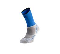 Lurbel Desafio Five Compression, Calcetín compresivo, calcetines de trail running, calcetines sin costuras, calcetín anti-ampollas, calcetín alto. Unisex (XL (45-47), Azul Royal)