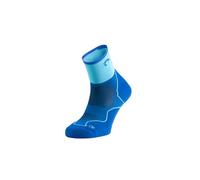 Lurbel Desafío Four - Calcetines de trail running unisex, Calcetin transpirable, antiampollas y antiolor, Calcetines con amortiguación, Calcetin tobillero para trail. (S - Royal/Azul claro)
