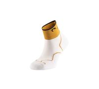 Calcetines de trail lurbel desafio three blanco/amarillo ambar 36 - 38