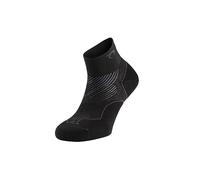Lurbel Distance Three - Calcetines Running Bajos Unisex, Sin Costuras, Transpirables, Anti-olor y Anti-ampollas, Con Amortiguación para Correr (Negro, XXL (48-50))