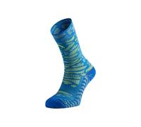 Lurbel Essence Ice Five, Calcetines urbanos, Calcetines transpirables, Sin costuras, Calcetín altos, Calcetín Anti-olor, Unisex. (M - Royal/Pistacho)