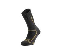 LURBEL Everest Five, Calcetines térmicos, Calcetines de lana merino, Calcetín de Expedición, Calcetín para Trekking sin costuras, Calcetines transpirables y Anti-olor, Unisex. (Marengo/Mustard, 45-47)