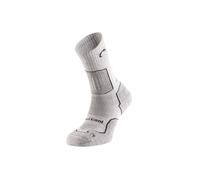 Lurbel Logan Five, Calcetines sin costuras, calcetines de trekking, calcetines Anti-ampollas, Anti-olor y transpirables. Unisex. (FR/ES, Letras, M, Regular, Regular, Gris Hielo/Gris Oscuro)