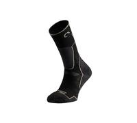 Lurbel Malvina Five, Calcetines de lana, Calcetines sin costuras, Calcetines transpirables y Anti-olor, Calcetines Outdoor, Calcetines Trekking, Calcetines Unisex. (Black/Sottobosco, S- (36/38))