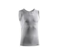 Lurbel Oxigeno Singlet, Camiseta Transpirable, Camiseta Anti-Olor, Camiseta para Trail, Camiseta sin Mangas, Camiseta de Unisex. (S - Gris Hielo)