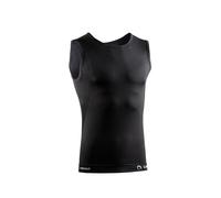 Lurbel Oxigeno Singlet, Camiseta Transpirable, Camiseta Anti-Olor, Camiseta para Trail, Camiseta sin Mangas, Camiseta de Unisex. (L - Negro)