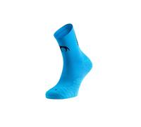 Lurbel Pista Four - Calcetines frescos para Running, Calcetin sin costuras, Calcetines transpirables y Antiolor, Calcetín Alto para correr (L (42-44), Turquesa)