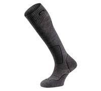 Lurbel Posets Six, Calcetín para trekking, calcetín sin costuras, calcetines de lana, calcetines térmicos, calcetines altos, anti-ampollas, unisex. (M - (39/41), Marengo/Negro)