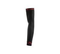 Lurbel Rally Pro, Manguitos compresivos, manguitos para correr, brazaletes para brazos, mangas para brazos, manguitos de trail, unisex (S (23-31 cm), Negro/Rojo)