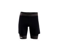 Lurbel Samba Shorts, Mallas de Running, Mallas Transpirables, Mallas Cortas, Mallas pantalonetas, Mallas Ajustadas. Malla pantalón Hombre. (S - Pequeña, Marengo/Negro)