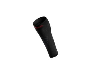 Lurbel Ultra Pro Calf Sleeves, Pantorrillera compresiva, Pantorrillera para correr, Trail Running, Adulto, Unisex. (Negro/Rojo, S)