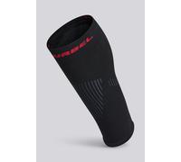 Lurbel Ultra Pro Calf Sleeves, Pantorrillera compresiva, Pantorrillera para correr, Trail Running, Adulto, Unisex. (Negro/Rojo, L)