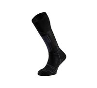 Lurbel Veleta Evo Six, calcetines de esquí, calcetines térmicos, calcetines altos, calcetines sin costuras, calcetines deportivos. Unisex (M - (39/41), Black/Grey)