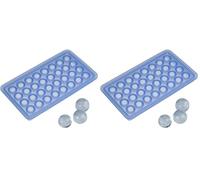 Lurch 10435, Cubitera con moldes con forma de esfera, 20 milímetros, Color Azul (Paquete de 2)