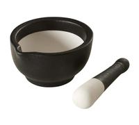 Lurch 210152 Mortero y mano de porcelana ideal para picar, moler y mezclar especias, hierbas, pasta y mucho más.