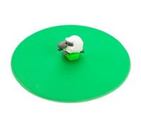 Lurch 210835 Mein Deckel Beach Hoftiere Schaf, Glasabdeckung aus BPA-freie PremiumPlatinin-Sili, Ø 10,5 cm