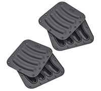 Lurch 240515 Moldes para Embutidos de Silicona en Juego de 2 para la fabricación de Gusanos Vegetarianos y Veganos, Negro
